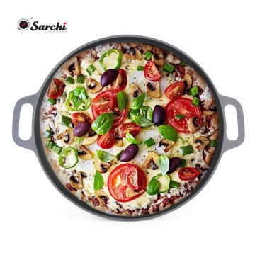 14 Inch Cast iron pizza pan